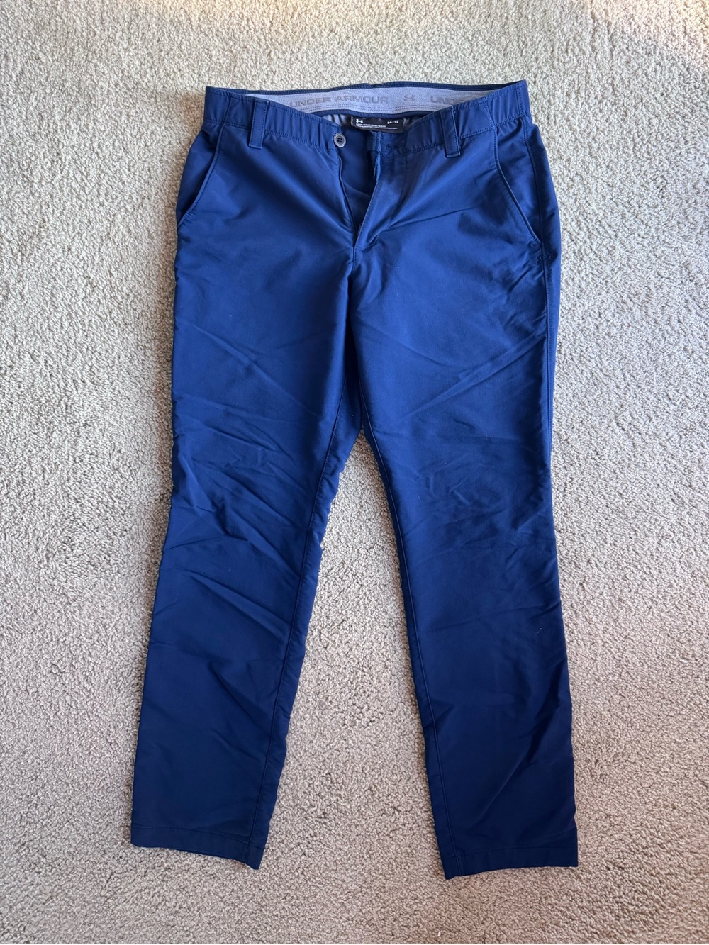Under Armour Men's Royal Blue Stretch Pants
